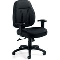 Gec Offices To Go„¢ Managerial Tilter Chair with Arms - Fabric - Black OTG11651-QL10